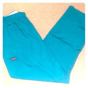 Teal Cherokee Scrub Pants
